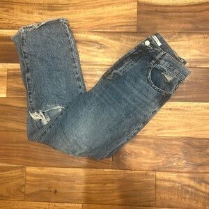 PacSun high rust straight jeans distressed 27